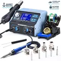 Produktbild: Lötstation Heißluft 750W 2 in 1 Entlötstation Profi 200-480℃ für Reparaturen