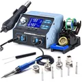 Produktbild: Lötstation Heißluftlötstation 750W LCD 2-in-1 Lötkolben Entlötstation