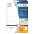 Produktbild: HERMA Etiketten transp. matt A4 48,3x25,4 mm Folie 1100 St. Multimedia-Technik