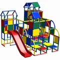 Produktbild: Move and stic Spielburg Spielturm Kletterpark Kinderland Multislide XL Rutsche