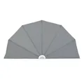 Produktbild: vidaXL Sonnenschirm Faltbarer Terrassen-Seitenfächer Grau 160 cm