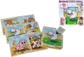 Produktbild: 9 Teile Eichhorn Kinder Würfel Puzzle Holz Bauernhof 100005203