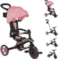 Produktbild: GLOBBER EXPLORER TRIKE FOLDABLE 4in1 – Kinderwagen, Dreirad, Laufrad, 10/8,5 Zoll, faltbar, höhenverstellbar, rosa - Rosa