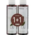 Produktbild: KORRES Lorbeer- und Echinacea-Shampoo für trockene Kopfhaut und Schuppen, 2 x 250 ml
