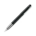 Produktbild: Lamy studio Füllhalter 069 - Füller aus Edelstahl in schwarz-grünem Lack-Finish mit einem polierten Edelstahlgriffstück - silberne Stahlfeder poliert – Federstärke M, 1 stück (1er Pack)