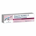 Produktbild: Heparin Heumann Creme 60.000 I.E.: Heparin-Natrium zum Auftragen auf die Haut bei stumpfen Verletzungen und oberflächlichen Venenentzündungen, 40 g