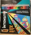 Produktbild: BIC Intensity Buntstifte, 24 Farben, Dreikant Malstifte, bruchsichere Mine