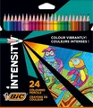 Produktbild: BIC Intensity Buntstifte, Dreikant-Malstifte, Farbstifte zum Malen in 24 Farben