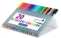 Produktbild: STAEDTLER Fineliner triplus BRILLIANT COLOURS 20er Etui