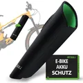Produktbild: E-Bike Akku Schutzhülle 30-43 cm Umfang Transportschutz Schutz vor Kälte Schmutz Erhöht Laufzeit und Lebensdauer universale Passform Bosch integriertes E-Bike Zubehör Rahmenakku Fahrrad Abdeckung