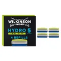 Produktbild: Wilkinson Sword - Hydro 5 Sensitive Rasierer für Männer, 4 Ersatzklingen, Feuchtigkeitsspendende Gel-Pools und Hautschutzbügel