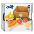 Produktbild: Kleiner Fuß Holz Snijen Speelten Lunch Set, 24dlg.