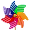 Produktbild: CIM Windspiel Windrad Moulin RB Stripes31 Garten-Deko Dekoration Höhe:75cm Ø31cm