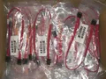 Produktbild: 50x SATA3 Kabel - 31,5cm - 6Gb/s - rot - OVP - CBL-0061L