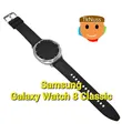 Produktbild: Samsung Galaxy Watch8 Classic 46 mm Aluminiumgehäuse und Band Schwarz **Top**