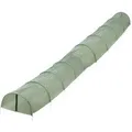 Produktbild: Relaxdays Folientunnel PE Stahl Grün Reißverschluss 7 m x 47 cm x 47 cm 1,3 kg