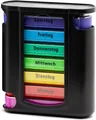 Produktbild: Tablettenbox 7 Tage Pillendose Medikamentenbox 4 Fächer BPA-frei Senioren Reisen
