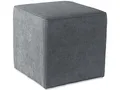 Produktbild: fornera f66 Cube Sitzwürfel Polsterwürfel Polsterhocker Sitzpouf Pouf Hocker Fußhocker Sitzbank Hocker Stoffhocker, viele Farben, hochwertige Polsterung, Kunststofffüße (Titan Grey)