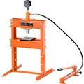 Produktbild: Hydraulische Werkstattpresse 10t, H-Rahmen, Pressplatte, einstellbar, Sicherh...