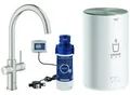 Produktbild: Grohe Armatur und Boiler Red Duo 30083 M-Size C-Auslauf supersteel, 30083DC1 30083DC1