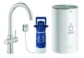 Produktbild: GROHE Red Duo Küchenarmatur und Boiler M-Size C-Auslauf supersteel 30083DC1