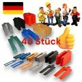 Produktbild: 48  Distanzplättchen Verlegekeile Montagekeile Kunststoff Distanzkeile Sortiment