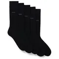 Produktbild: BOSS Socken 5P Uni Color CC (5-Paar) in klassischer Unifarbe schwarz 43-46