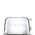 Produktbild: SMEG TSF01SSEU 2-Schlitz-Toaster Kompakt 50's Retro Style, Chrom
