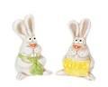 Produktbild: Viana Osterhase Osterdeko Keramikfiguren Osterhasen Handbemalt Kreative, 4 Stück