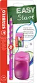 Produktbild: STABILO - Schul-Set für Rechtshänder - EASYgraph in pink - inkl. Spitzer + Radierer