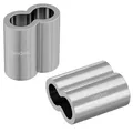 Produktbild: 10x Drahtseilklemme Aluminium 8mm Alu Pressklemme Presshülse