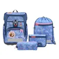 Produktbild: Step by Step Schulranzen-Set Cloud Pferdefreunde „Horse Friends“ 5-teilig, blau, ergonomischer Tornister mit Reflektoren, höhenverstellbar mit Easy Belt für Kinder ab der 1. Klasse, 19L