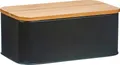 Produktbild: Zeller Present Brotkasten, schwarz, B/H/L: 18cm x 12,5cm x 31cm