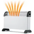 Produktbild: Elektroheizer Heizung Konvektor 1500 Watt - Mobile Heizgerät - Heizer