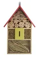 Produktbild: 2 x XXL Insektenhotel Holz ca 50 cm Nistkasten ROTES Dach Insekten Garten Hotel