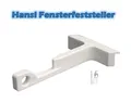 Produktbild: Fensterfeststeller Kunststoff weiß Hansi
