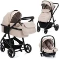 Produktbild: Fillikid 3-1 Kombi-Kinderwagen-Set Fill Jaguar mit - Beige
