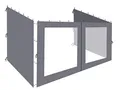 Produktbild: QUICK STAR 3 Seitenteile Rank Anbau 3x4m Anthrazit
