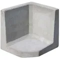 Produktbild: Diephaus L-Stein Ecke unbewehrt  Grau 50 x 40 x 40 x 7 cm