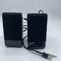 Produktbild: Amazon Basics Computer-Lautsprecher für Schreibtisch-PC oder Laptop , USB-Betrie