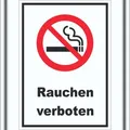 Produktbild: Rauchen verboten Aufkleber A8 (52x74mm)
