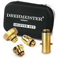 Produktbild: Drehmeister LPG Adapter Set W21.8 Tankadapter-mit Etui - für Gasfahrzeuge - Alle Europa Autogas Adapter (W21.8)