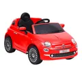 Produktbild: vidaXL Tretfahrzeug Kinder-Elektroauto Fiat 500 Rot