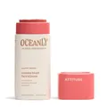 Produktbild: ATTITUDE Oceanly Plastic-Free Lightweight Blush Stick, Titandioxidfrei, EWG Verifiziert, Vegan & Cruelty Free Make-up, Happy Berry, 8,5 g