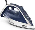 Produktbild: TEFAL Dampfbügeleisen FV6812E0 Ultragliss Plus 2800 W, Wassertankinhalt 270 ml, kontinuierlicher Dampf 50 g/min, Blau/Weiß (FV6812E0)