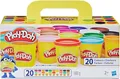 Produktbild: Play-Doh Knete Play-Doh Super Colour Set mit 20 Dosen Modelliermasse (20-tlg)