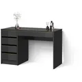 Produktbild: Livinity® Schminktisch, Schwarz, Gold, Holzwerkstoff, 5 Fächer, 5 Schubladen, Rechteckig, 120x75x55 cm, Wohnzimmer, Wohnzimmertische, Konsolentische