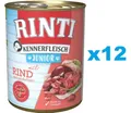 Produktbild: 12x800 g RINTI Kennerfleisch mit Rindfleisch Junior getreidefrei für Welpen