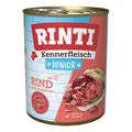 Produktbild: Rinti Kennerfleisch Junior Rind 36x800g Nassfutter Sparpack 28,8kg