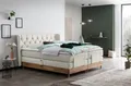Produktbild: Belanoti EON Boxspringbett 180x200 elektrisch verstellbar 7-Zonen Taschenfederkern Matratze inkl Visco Topper Bett 180x200 mit Motor in der Farbe Beige H2/H3 Polsterbett Motorbett mit Massivholz